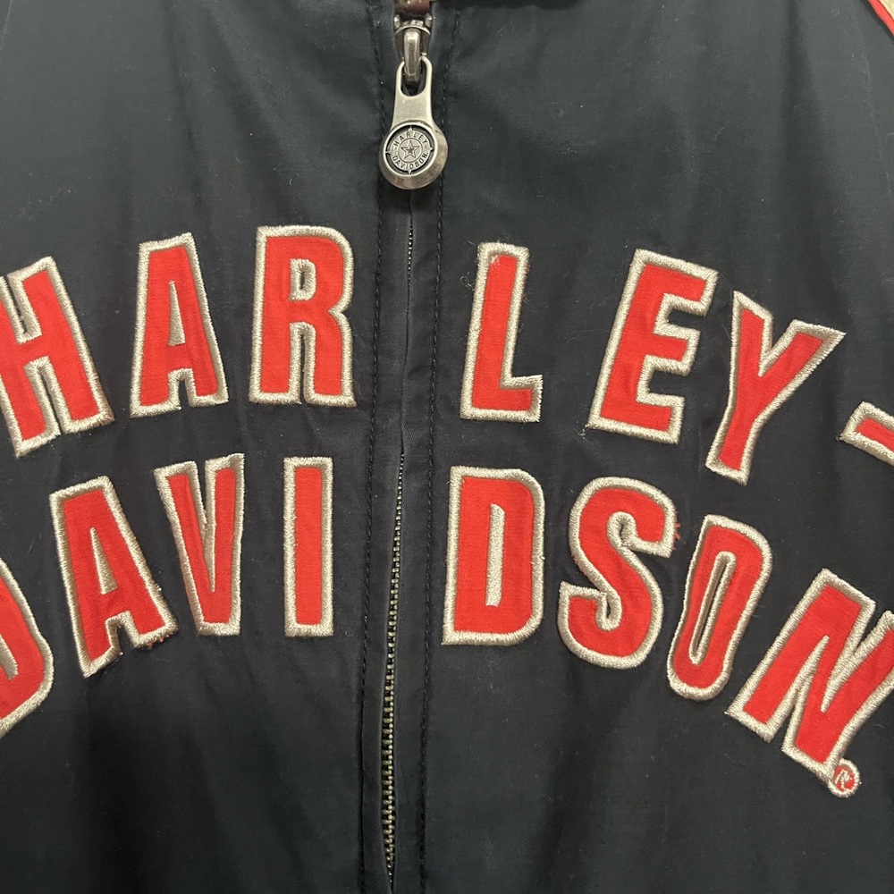 Harley Davidson Nylon/ Cotton Lined Jacket - Picture 3 of 12